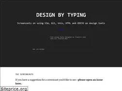 Sites similar to designbytyping.com