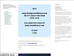 Sites similar to designevawilsson.com