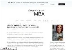 Sites similar to designinganmba.com