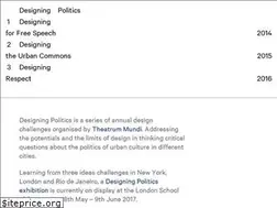 Sites similar to designingpolitics.org