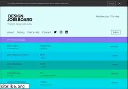 Sites similar to designjobsboard.com