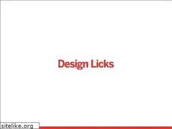 Sites similar to designlicks.com