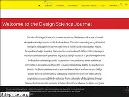Sites similar to designsciencejournal.org