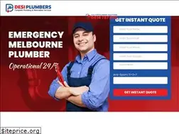 Sites similar to desiplumbers.com.au