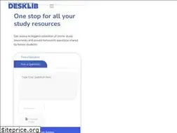 Sites similar to desklib.com