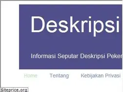 Sites similar to deskripsikerja.blogspot.com