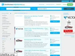 Sites similar to desmoineshelpwanted.com