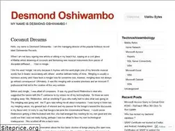 Sites similar to desmondoshiwambo.wordpress.com