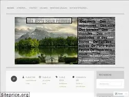 Sites similar to desmotsdeuxfemmes.wordpress.com