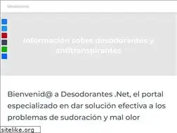 Sites similar to desodorantes.net