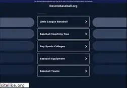 Sites similar to desotobaseball.org