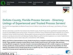 Sites similar to desotocountyprocessserver.com