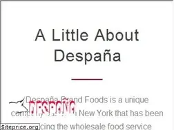 Sites similar to despanabrandfoods.com