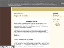 Sites similar to despejedeformulas.blogspot.com