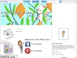 Sites similar to desptitsrienscre.canalblog.com