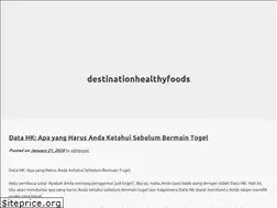 Sites similar to destination-healthy-foods.com