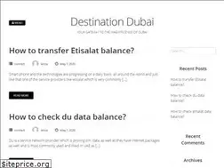 Sites similar to destinationdubai.ae