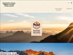 Sites similar to destinationhautesvallees.com