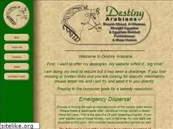 Sites similar to destinyarabians.com