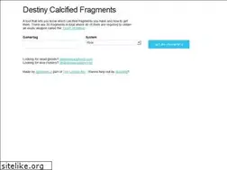 Sites similar to destinycalcifiedfragments.com