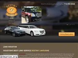 Sites similar to destinylimohouston.com