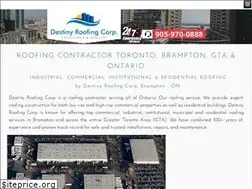 Sites similar to destinyroofing.ca