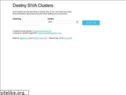 Sites similar to destinysivaclusters.com