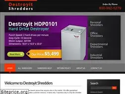Sites similar to destroyit-shredders.com