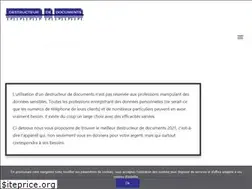 Sites similar to destructeurdedocuments.net