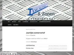 Sites similar to desutterenzonen.be