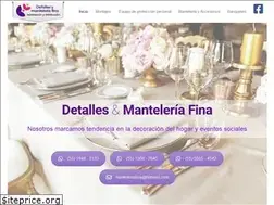 Sites similar to detallesymanteleriafina.com