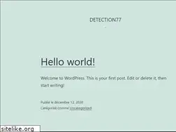 Sites similar to detection77.com