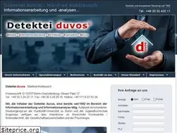 Sites similar to detektei-duvos.de
