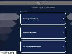 Sites similar to detetive-particular.com