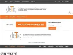 Sites similar to detic.be