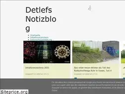Sites similar to detlefsnotizblog.blogspot.com