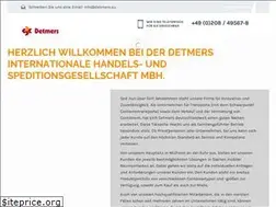 Sites similar to detmers.eu