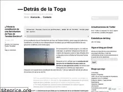 Sites similar to detrasdelatoga.wordpress.com