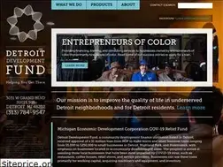 Sites similar to detroitdevelopmentfund.com