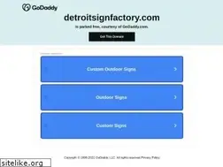 Sites similar to detroitsignfactory.com