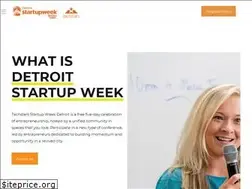 Sites similar to detroitstartupweek.com