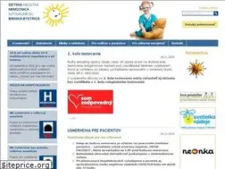 Sites similar to detskanemocnica.sk