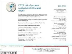 Sites similar to detskayabolnica25.ru