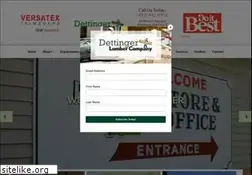 Sites similar to dettingerlumber.com