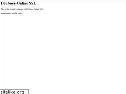 Sites similar to deubner-online.de