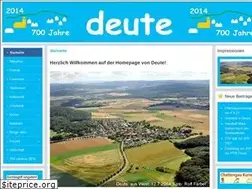 Sites similar to deute.de