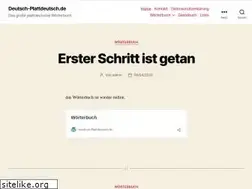 Sites similar to deutsch-plattdeutsch.de
