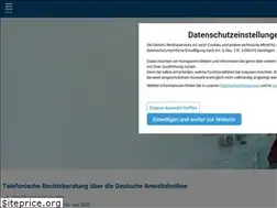 Sites similar to deutsche-anwaltshotline.de