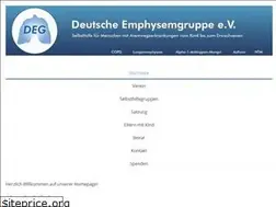 Sites similar to deutsche-emphysemgruppe.de