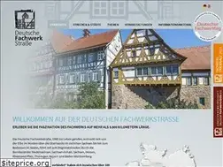 Sites similar to deutsche-fachwerkstrasse.de